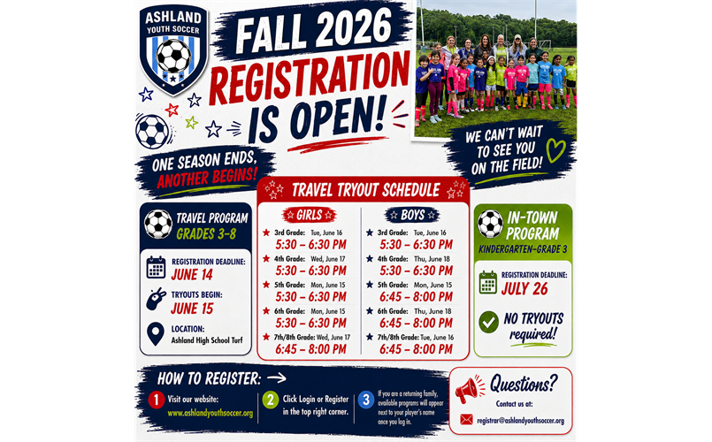 Fall 2026 Registration